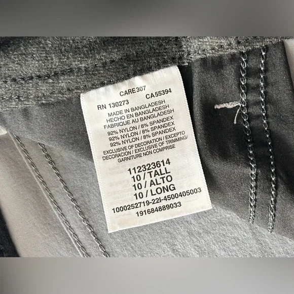 Women’s Wrangler All Terrain Gear Water resistant skinny mid rise pants 10 Tall - Picture 9 of 12